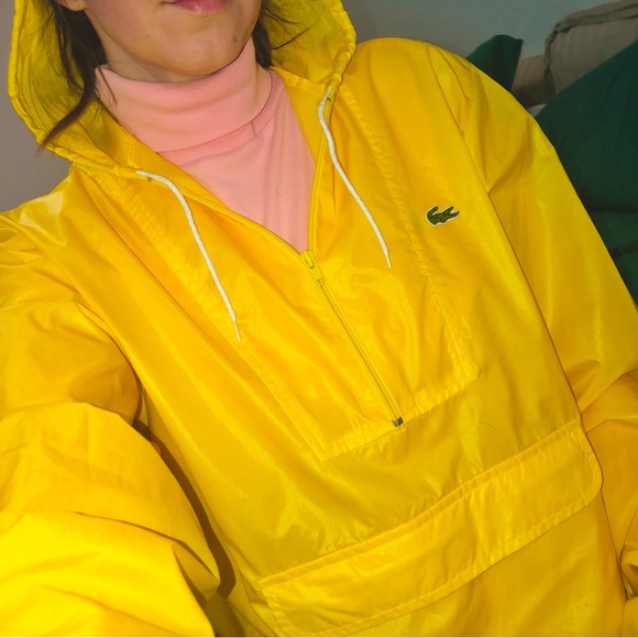 Vintage Lacoste Izod Packable Rain Jacket - Picture 9 of 10